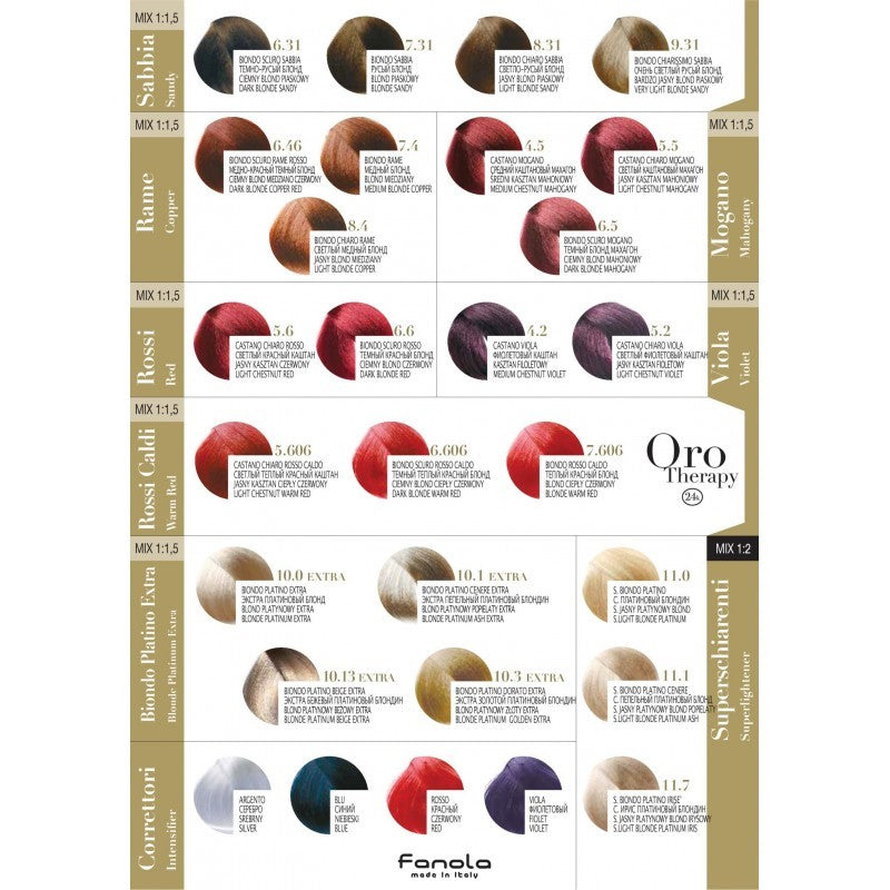 FANOLO ORO THERAPY COLOR KERATIN PURO